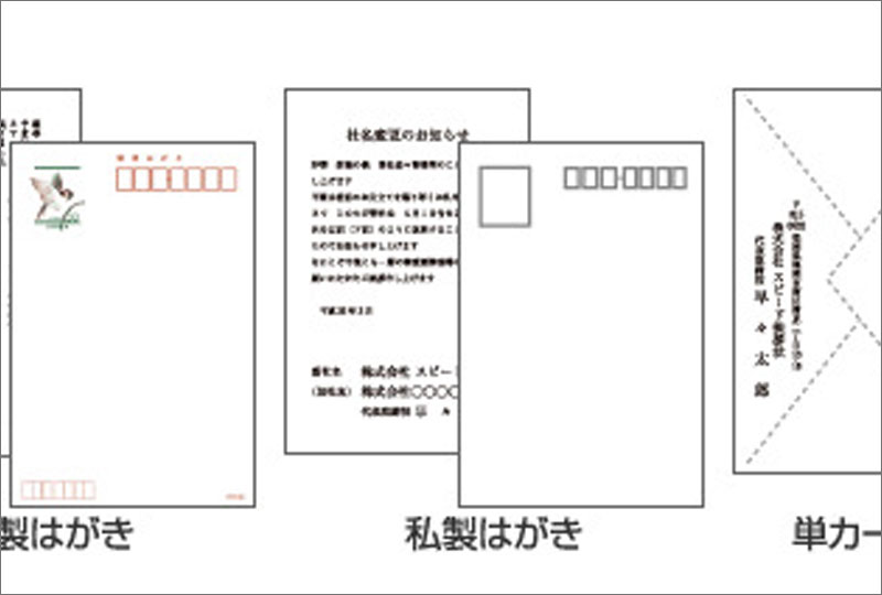 ハガキ・挨拶状印刷
